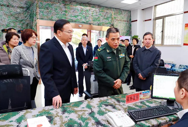 环球在线新闻 退役军人事务部副部长方永祥带队到北京市调研退役军人工作