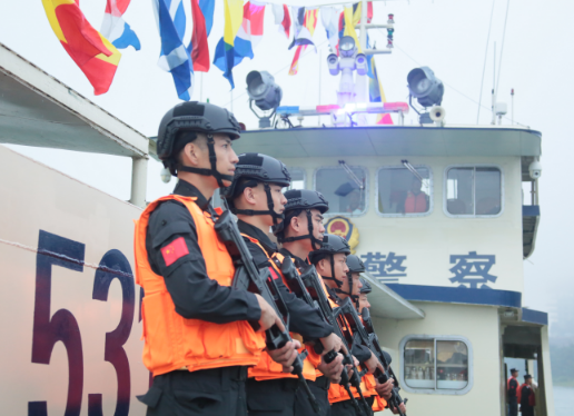 第136次中老缅泰湄公河联合巡逻执法 行动启动