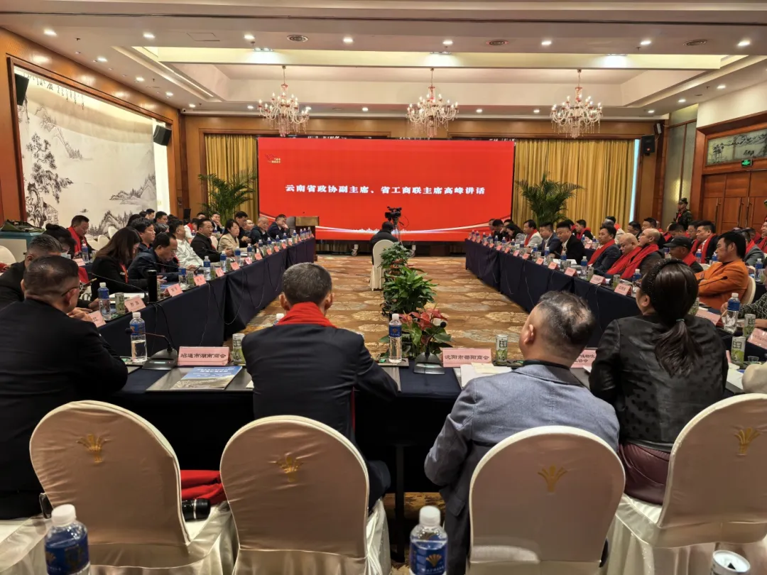 高峰出席百家湘商会会长恳谈会强调：在滇异地商会要在助力招商引资上下功夫