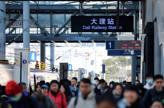 云南：铁路今年春运服务提升 多项数据创历史新高